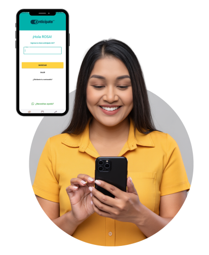 Tu adelanto de sueldo con un clic